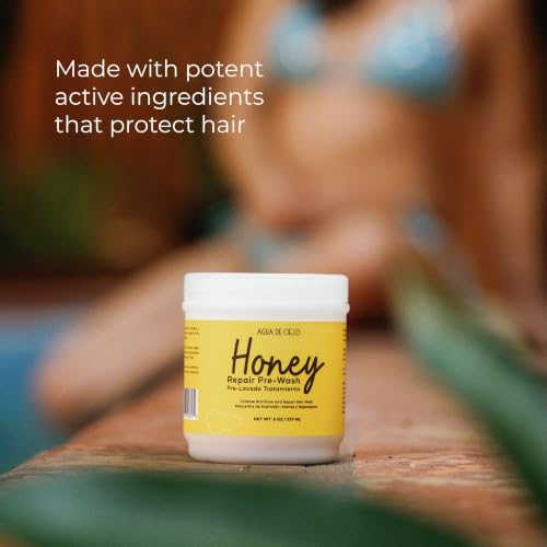 Honey Repair Pre-Shampoo Hair Mask for Damage & Moisture - 8 Oz