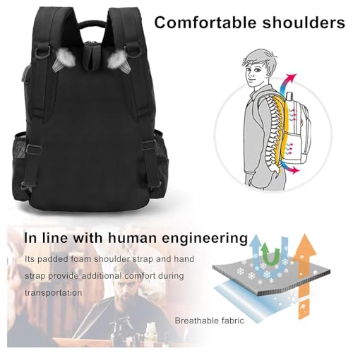 Large Barber and Hairstylist Travel Backpack Organizer for Clippers & Tools