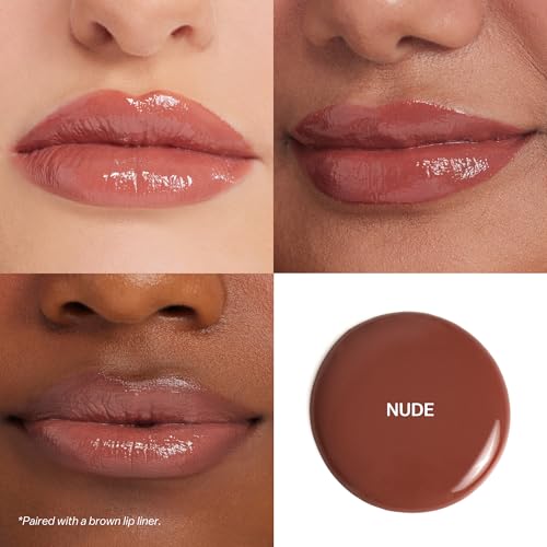 Nude Lip Gloss - Ultra-Hydrating Pigment & Glossy Finish for Women