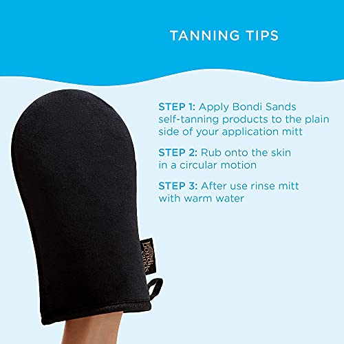 Self Tanning Foam with Application Mitt - Sunless Bronzer, Hydrating Aloe Vera & Coconut, Flawless Finish
