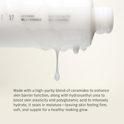CYKLAR Ceramide Milky Essence ? Unscented Body Lotion for Dry, Sensitive Skin ? Lightweight Hydrating Ceramide Moisturizer for Skin Barrier with Polyglutamic Acid & Hydroxyethyl Urea - 8 fl oz