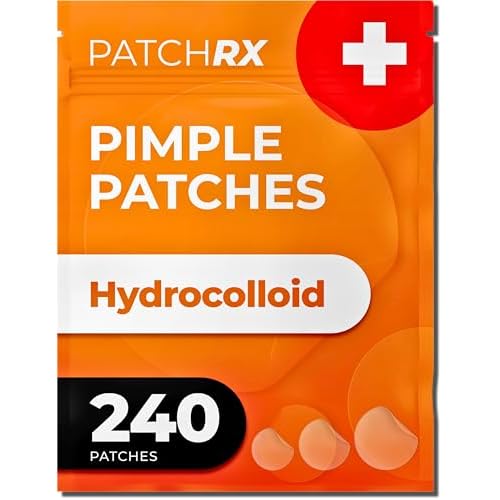 Pimple Patches for Face (240 Patches), Hydrocolloid Acne Patches, Pimple Patch Pimple Stickers, Hydrocolloid Patch Acne Dots Acne Pimple Patches For Face, Zit Patches, Acne Spot