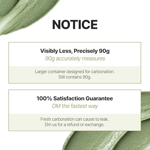 P.CALM Holy Basil Bubble Deep Mask + Brush, 90g Green 1EA
