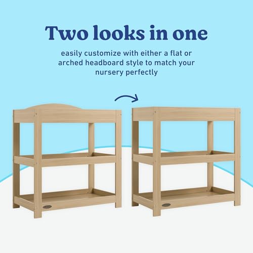 Graco Baby Changing Table with Storage and Water-Resistant Pad - Driftwood