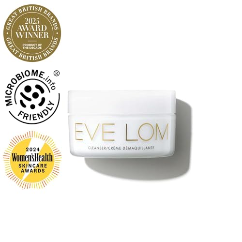 EVE LOM The Original Balm Cleanser - Facial Cleansing Balm - 5-in-1 Facial Cleanser & Muslin Cloth - Deep Cleansing & Gentle Exfoliation, Hydrating Skin Benefits, Removes Waterproof Make-Up