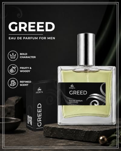 Men's Long Lasting Perfume Oil - Greed Inspired Scent 1.7 Fl Oz - Pack of 1