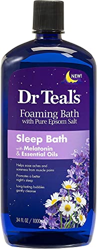 Foaming Bath Gift Set with Melatonin & Coconut Oil - Relaxing Spa Experience