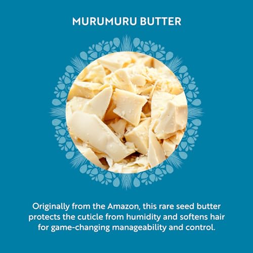 Anti Frizz Shampoo Conditioner & Styling Cream Set with Keratin & Murumuru Butter