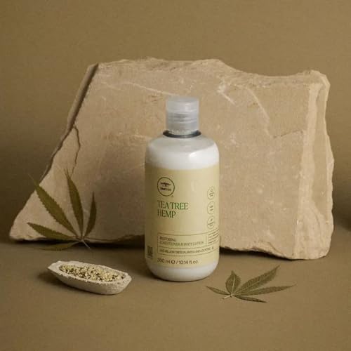 Tea Tree Hemp Restoring Conditioner & Body Lotion 10.14 Fl Oz - 2-in-1 Hydrating Hair & Body Moisturizer