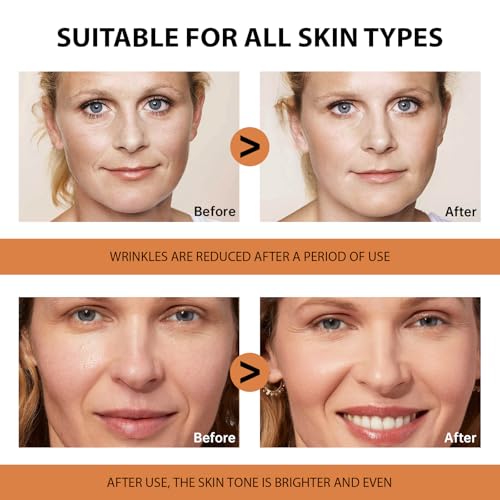 VGO Vitamin C Serum for Face - 1.01oz Anti-Aging Hydrating Serum with Hyaluronic Acid & Vitamin E