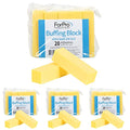 ForPro Ultra Gold Buffing Block, 240 Grit, Four-Sided Manicure & Pedicure Nail Buffer, 3.75¡± L x 1¡± W x 1¡± H, 20-Count (Pack of 4)
