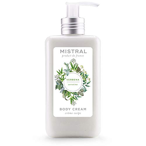 Mistral Shea & Verbena Body Cream - 10 Fl Oz, Organic Moisturizer, French Skincare
