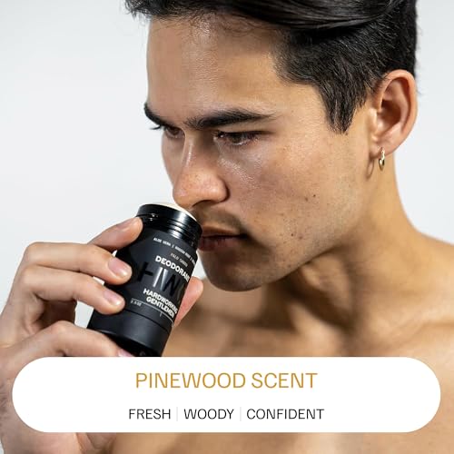 Natural Pinewood Deodorant for Men No Aluminum 2.5oz - Gentle & Long-Lasting