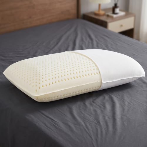Standard Mid Loft Natural Talalay Latex Pillow for Side & Back Sleepers