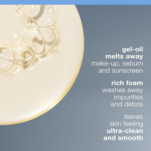 Dermalogica Oil to Foam Total Cleanser – Makeup Remover & Face Wash, 8.4 fl oz
