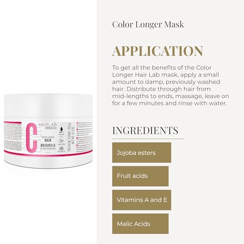 Color-Protection Hair Mask for Dyed & Gray Hair - 250ml with Vitamins A & E