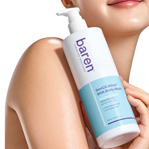 Baren Salicylic Acid Body Wash - Sensitive Skin Korean Cleanser 16.9oz - Variation 1