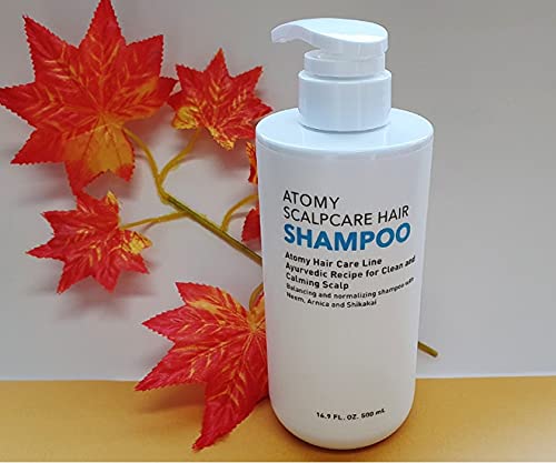 VAU Atomy Scalp Care Shampoo 16.9 Fl Oz – Gentle, Cooling Hair Wash for Whole Family
