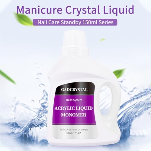 Acrylic Nail Liquid Monomer 500ml for Nail Extensions & Art