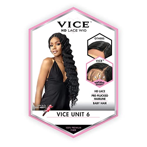 Sensationnel Vice Lace Front Wig - 6-inch Deep HD Lace Balayage Caramel