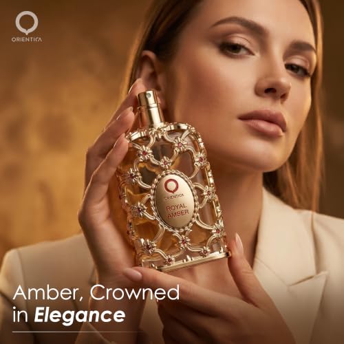 Orientica Luxury Royal Amber Eau De Parfum 2.7oz / 80ml - Fruity Vanilla & Amber Scent - Variation of THIS listing