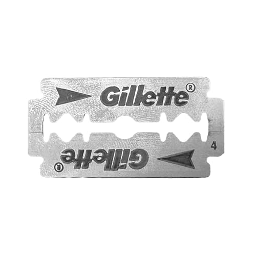 50 Gillette Platinum Double Edge Razor Blades