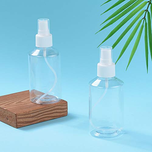 15 Pack Clear Reusable Plastic Spray Bottles - 150ml Fine Mist for Essential Oils & Travel