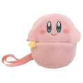 Kirby Fluffy Sling Bag (Smile) ? 8.7-Inch Plush Crossbody Bag with Adjustable Strap
