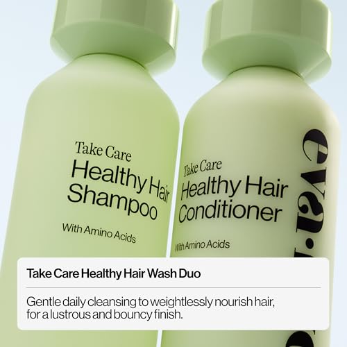 Eva NYC Take Care Healthy Hair Shampoo & Conditioner Set - 10oz, Lavender Scent, Amino Acids, Pack of 2