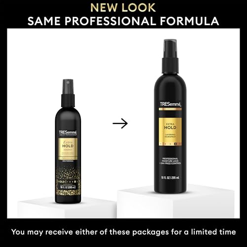TRESemm? Extra Hold Hairspray, Non-Aerosol 3-Pack, 24H Hold & Frizz Control + Keratin Repair Hair Mask