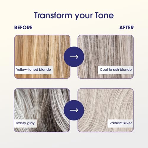 Purple Shampoo for Blonde Hair - Silver Toner & Brightening 33.8 oz