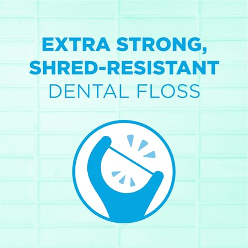 GUM Advanced Care Dental Floss Picks 150 Count Pack of 4 - Fresh Mint Flavor