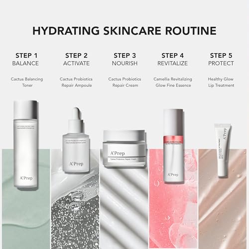 Probiotic Hydrating Facial Serum with Cactus Extract 30ml - Soothing Skin Barrier
