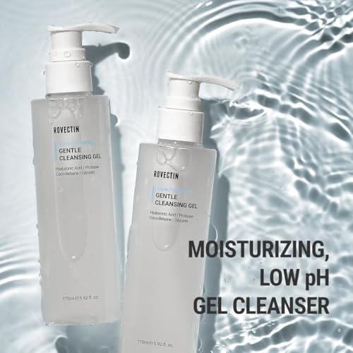 ROVECTIN Lotus Water Cream & Cleansing Gel Bundle - 2.1oz & 5.9oz Pack of 2