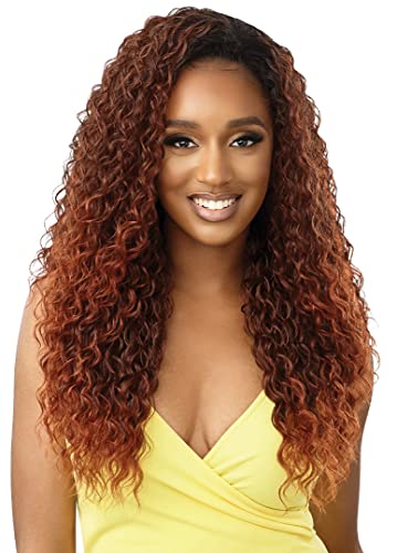 Outre Converti Cap Wet & Wavy Style Wig - Kissed by Mist, Mulled Wine