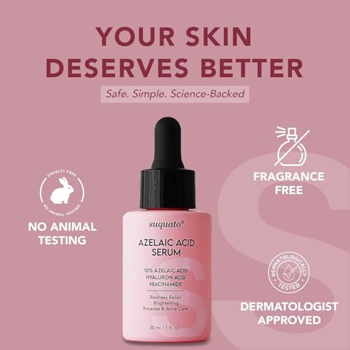 Azelaic Acid Serum 10% with Hyaluronic Acid & Niacinamide - 2 Pack 30ml