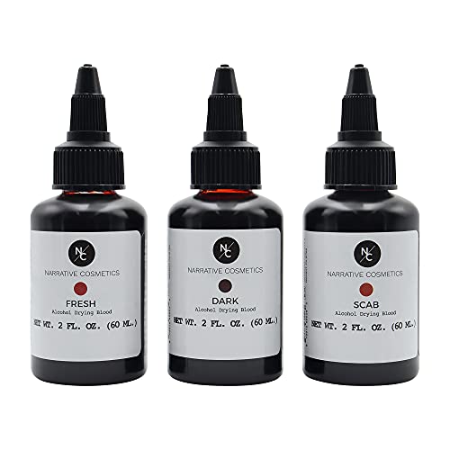 Blood Kit - Drying Alcohol Blood for Wounds, Gore & Special Effects - Kit