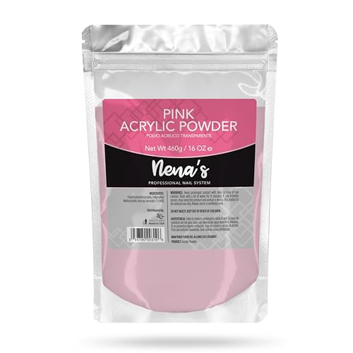 Nena's Sculpting Powder Acrylic Nail System Pink Medium 16 oz - Variation Pink