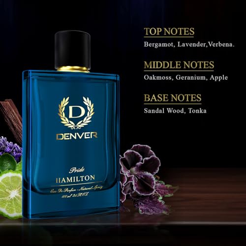 Denver Pride Eau de Parfum for Men - Long-Lasting Fresh Citrus & Woody Fragrance, 3.38 Fl Oz