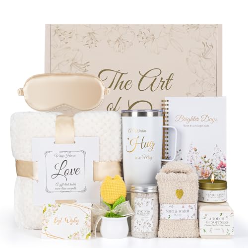 Self Care Spa Gift Basket with Champagne for Women - Birthday & Relaxation Set