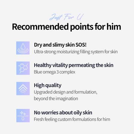 Skyman High-End Homme Facial Toner for Men with Blue Omega Complex – 130ml