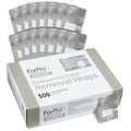 500 Count Gel Polish Removal Wraps - Embossed Foil & Cotton Pads for Nail Art Removal - 4" x 2.9" - Variation of THIS listing