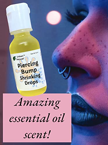 Piercing Aftercare Set with Sea Salt & Bump Shrinking Drops - Soothing Relief