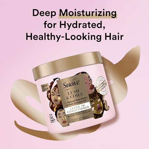 Suave Professionals Natural Shea Butter Coconut Nourish & Strengthen Leave-In Conditioner 13.5 fl oz