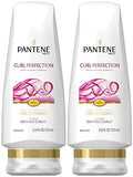 Pantene Pro-V Curly Hair Moisturizing Conditioner 12 Fl Oz Pack of 2 - Curl Perfection