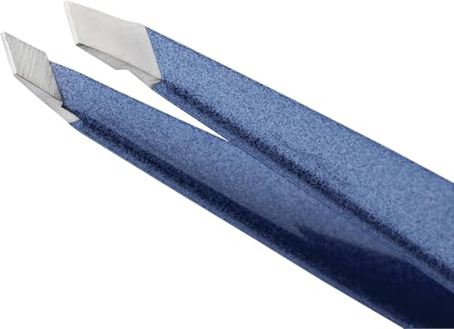 Tweezerman Slant Tweezer Sky Blue - Precise Eyebrow Grooming Tool