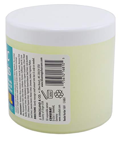 Blue Magic Organics Castor Oil 12oz Jar - Natural Hair & Skin Treatment (3 Pack)