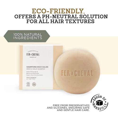 Solid Shampoo Bar with Olive Oil & Shea Butter - Gentle, Natural, 100g - Variation of Solid Shampoo