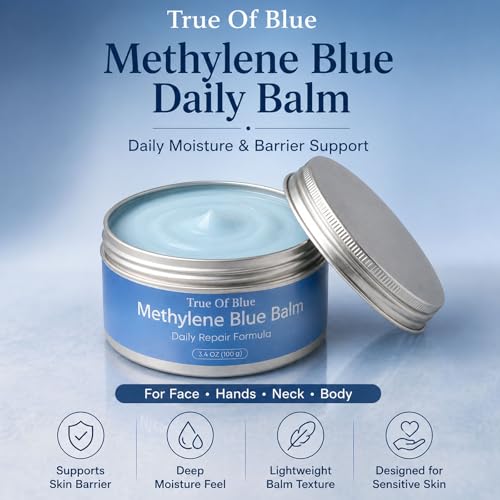 Kunnozz Methylene Blue Skin Barrier Balm 3.4oz Moisturizer for Sensitive Skin