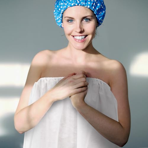 Disposable Spa Wraps for Women - Adjustable, White, 32 Pieces, Pack of 32